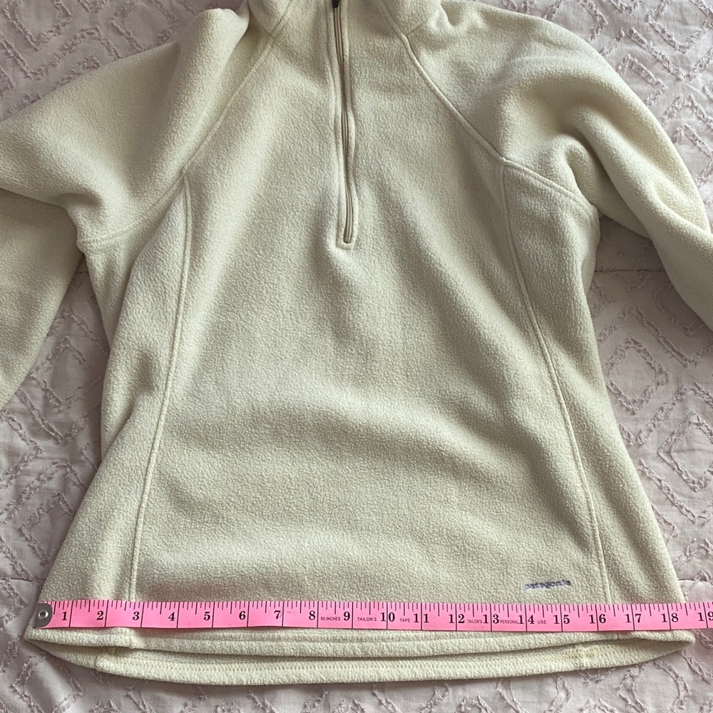 Patagonia Capilene Ivory Half Zip Layering Jacket - Picture 7 of 10